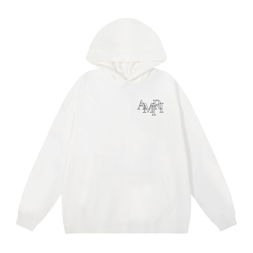 Amiri Hoodie AMI Letter logo print hooded sweater for men and women