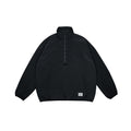 Unisex Jacket Shell Jacket Half Zipped Stand Collar Coat Jacket
