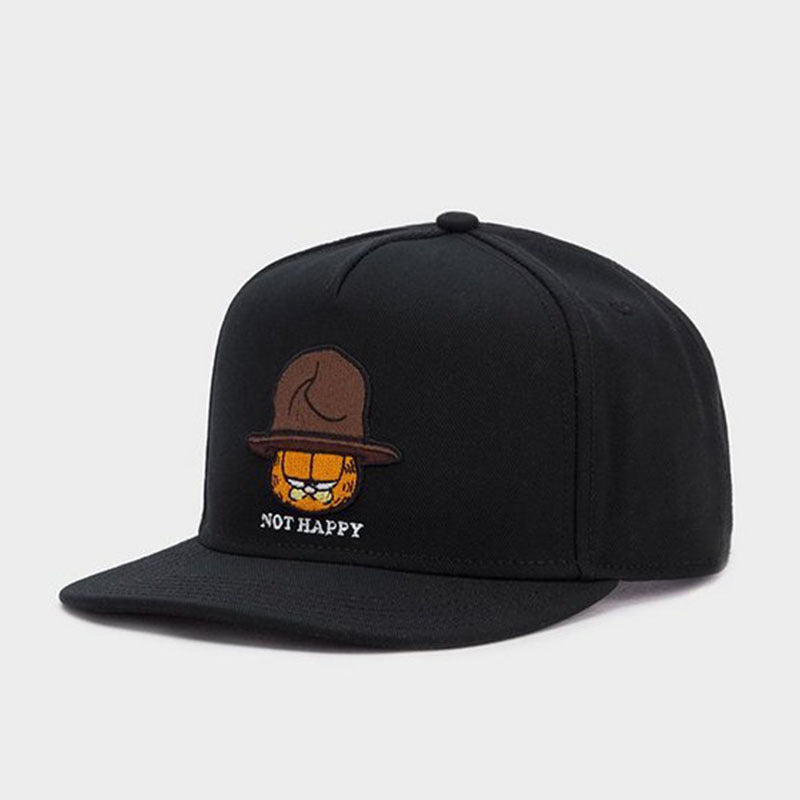 Trendy flat brimmed snapback hats sun and wind protection