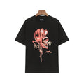 Travis Scott T-Shirt Crew Neck Short Sleeve Loose Lightning T-Shirt