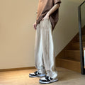 Men Jeans Retro Loose Wide-Leg Pants