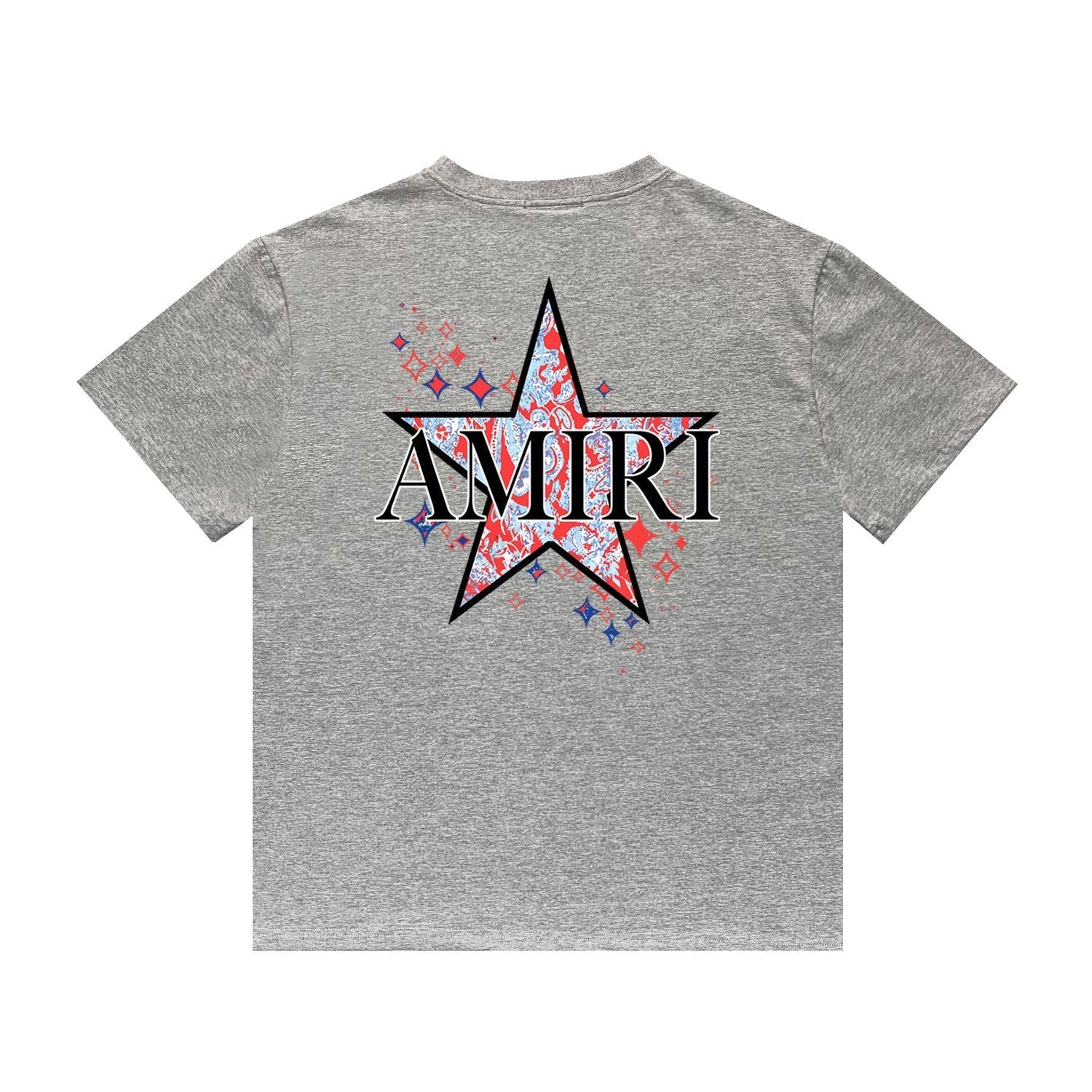 Amiri T Shirt Casual Hip Hop round Neck Short Sleeve T-shirt