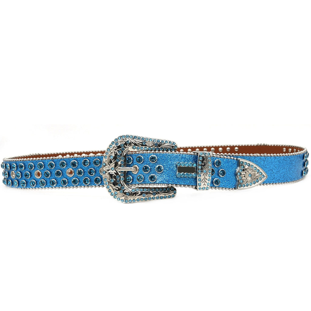 Hip-hop punk rhinestone belt punk style wide belt