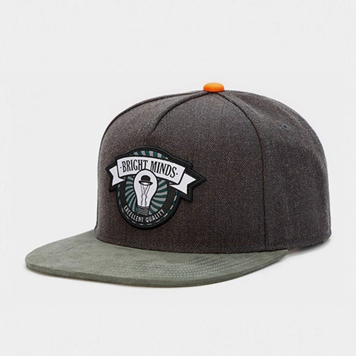 Trendy flat brimmed snapback hats adjustable breathable sun protection