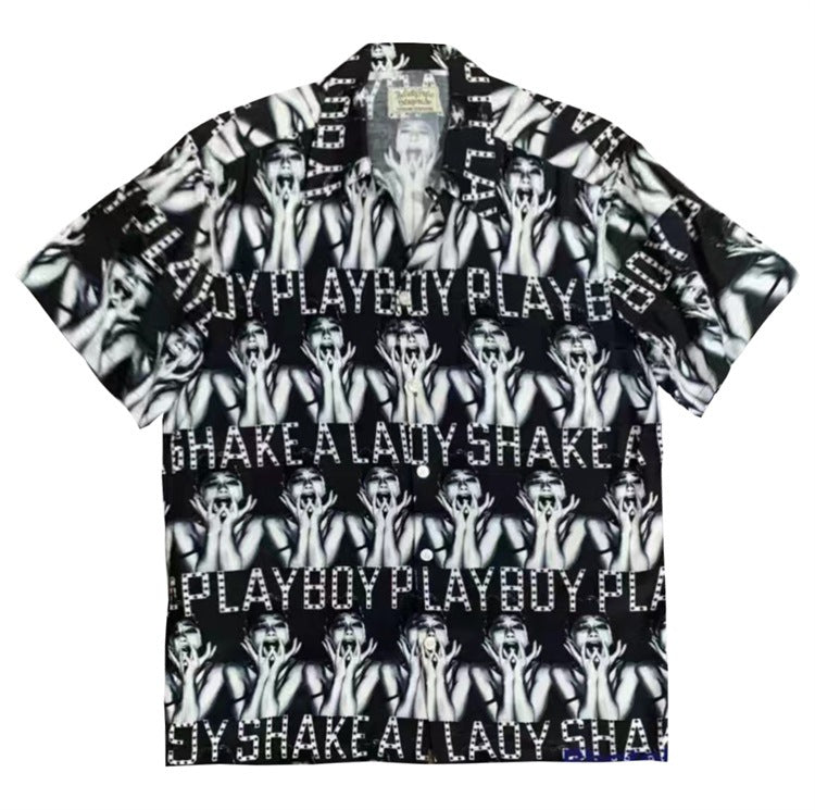 GUILTYPARTIES TIGER Shirts joint sublime band, sunflower Hawaiian short-sleeved shirt men and women