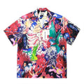 GUILTYPARTIES TIGER Shirts 18ss Hell Painting, Heaven Tokyo Short Sleeve Hawaiian Flower Shirt Men