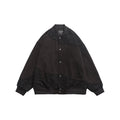 Unisex Jacket Vintage Baseball Jacket Men Baggy Coat