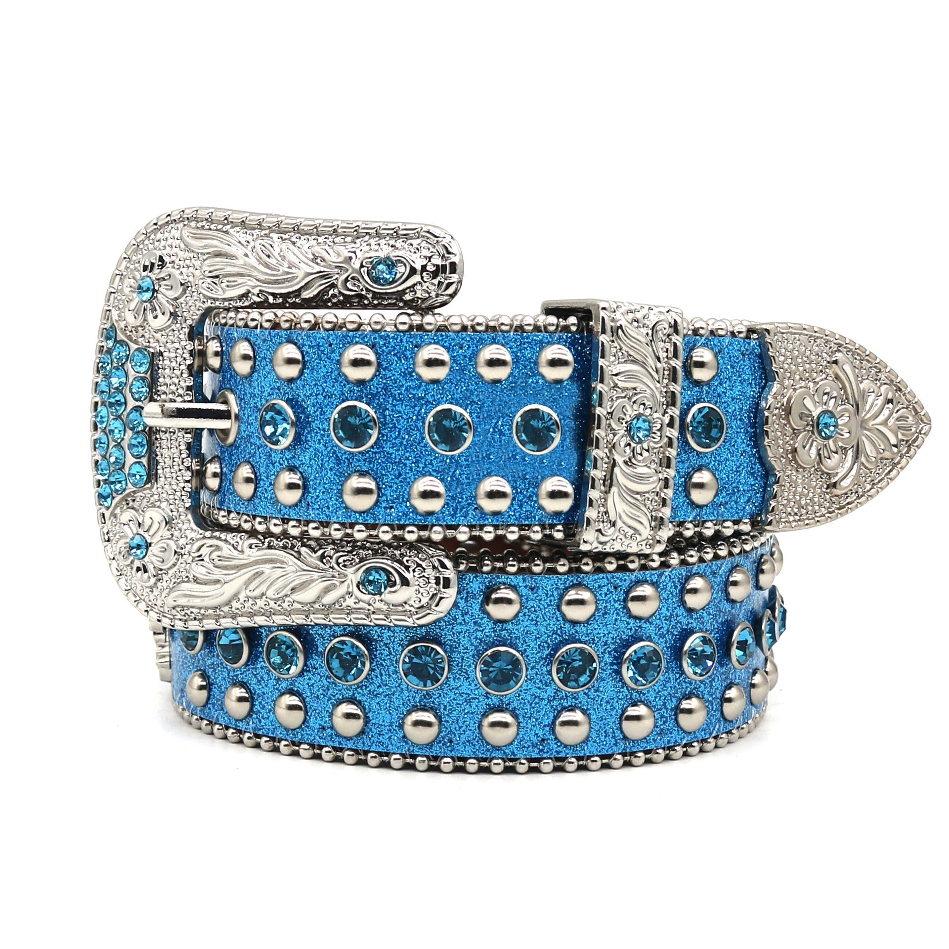 Hip-hop punk rhinestone belt y2k punk style