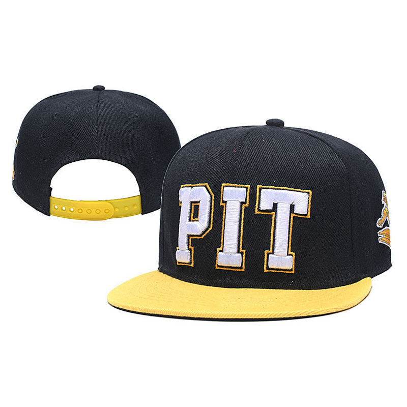 Trendy flat brimmed snapback hats letter sunshade