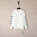 OW hoodie sketch pattern arrow terry hooded