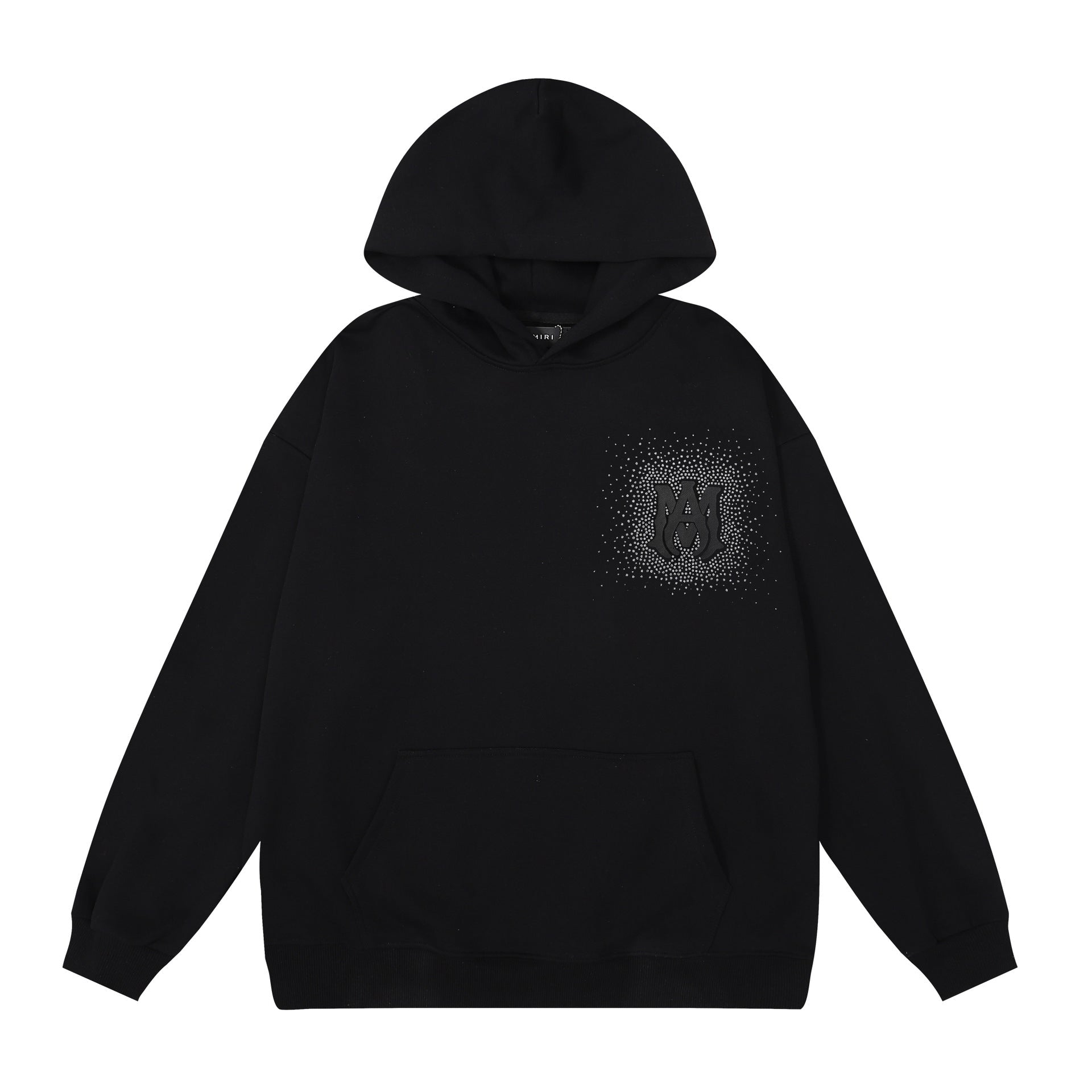 Amiri Hoodie OW Hot Diamond Letter Pattern Pullover Hooded Sweater Men and Women