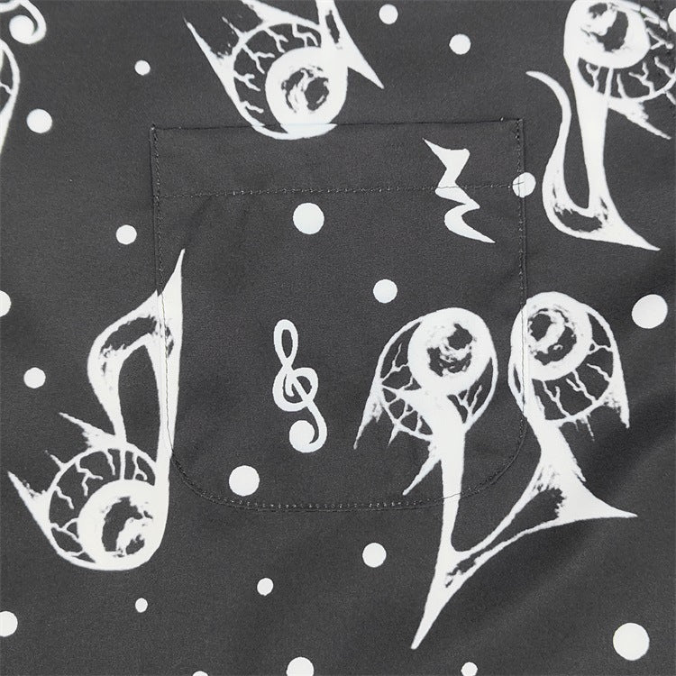 GUILTYPARTIES TIGER Shirts 18SS Heaven Tokyo, covered in pineapple skull Hawaiian short-sleeved shirt
