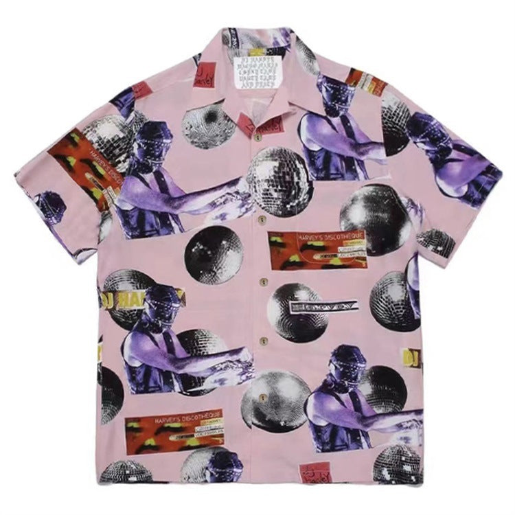 GUILTYPARTIES TIGER Shirts DJ Harvey 20ss Joint 30th Anniversary Tour Hawaii Short Sleeve Shirt Men