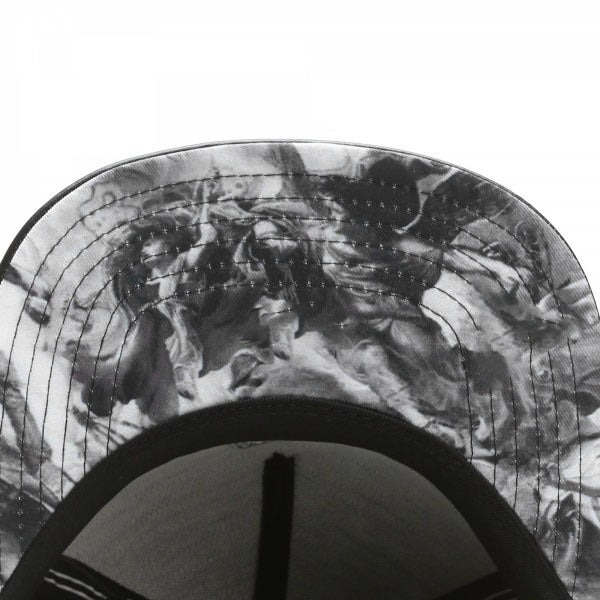 Trendy flat brimmed snapback hats sinner cap black prayer