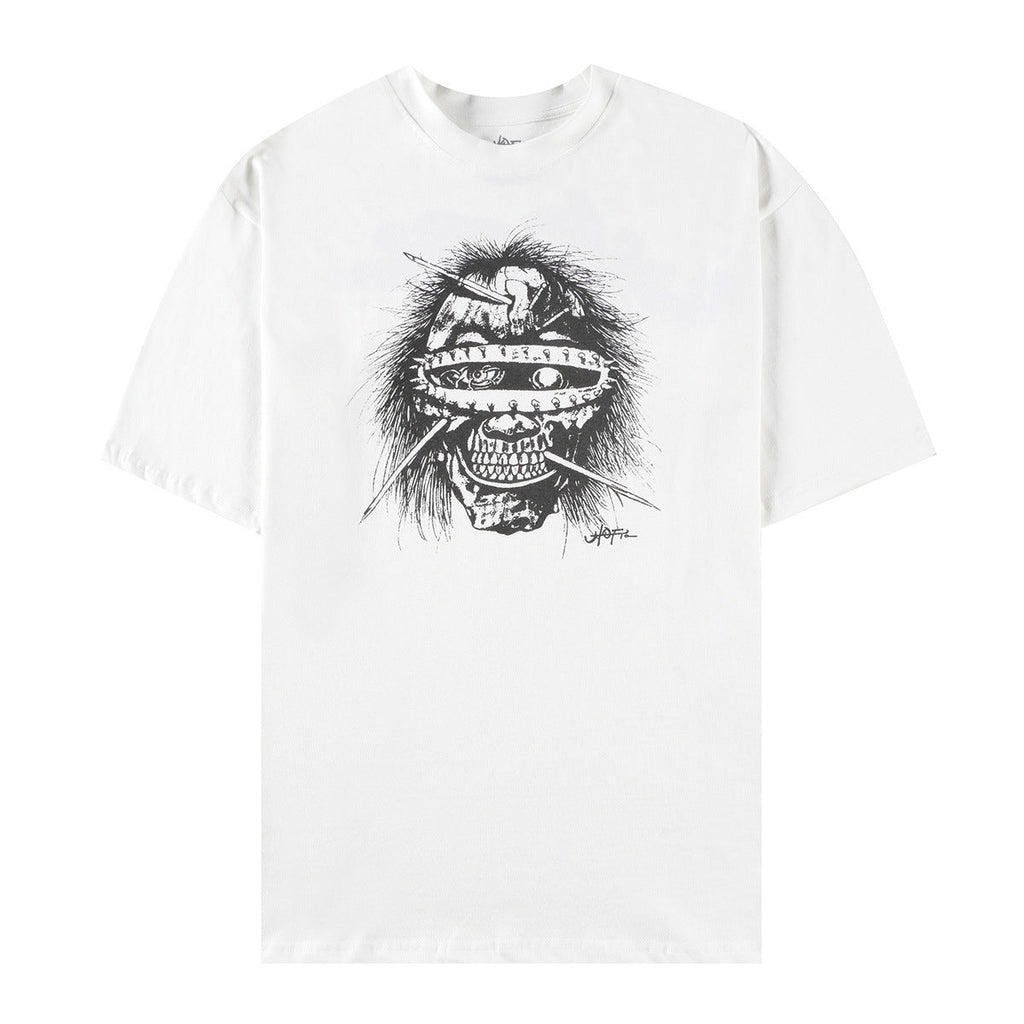 Travis Scott T-Shirt TRAVIS SCOTT CACTUS JACK Loose Crew Neck Short Sleeve