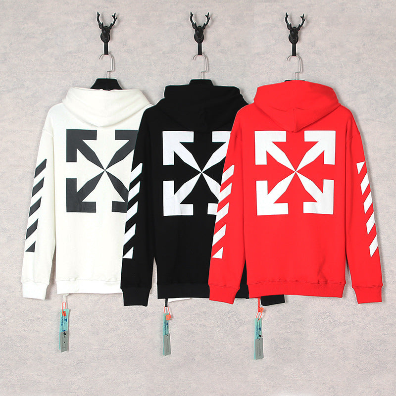 OW hoodie Mona Lisa frame pattern hooded