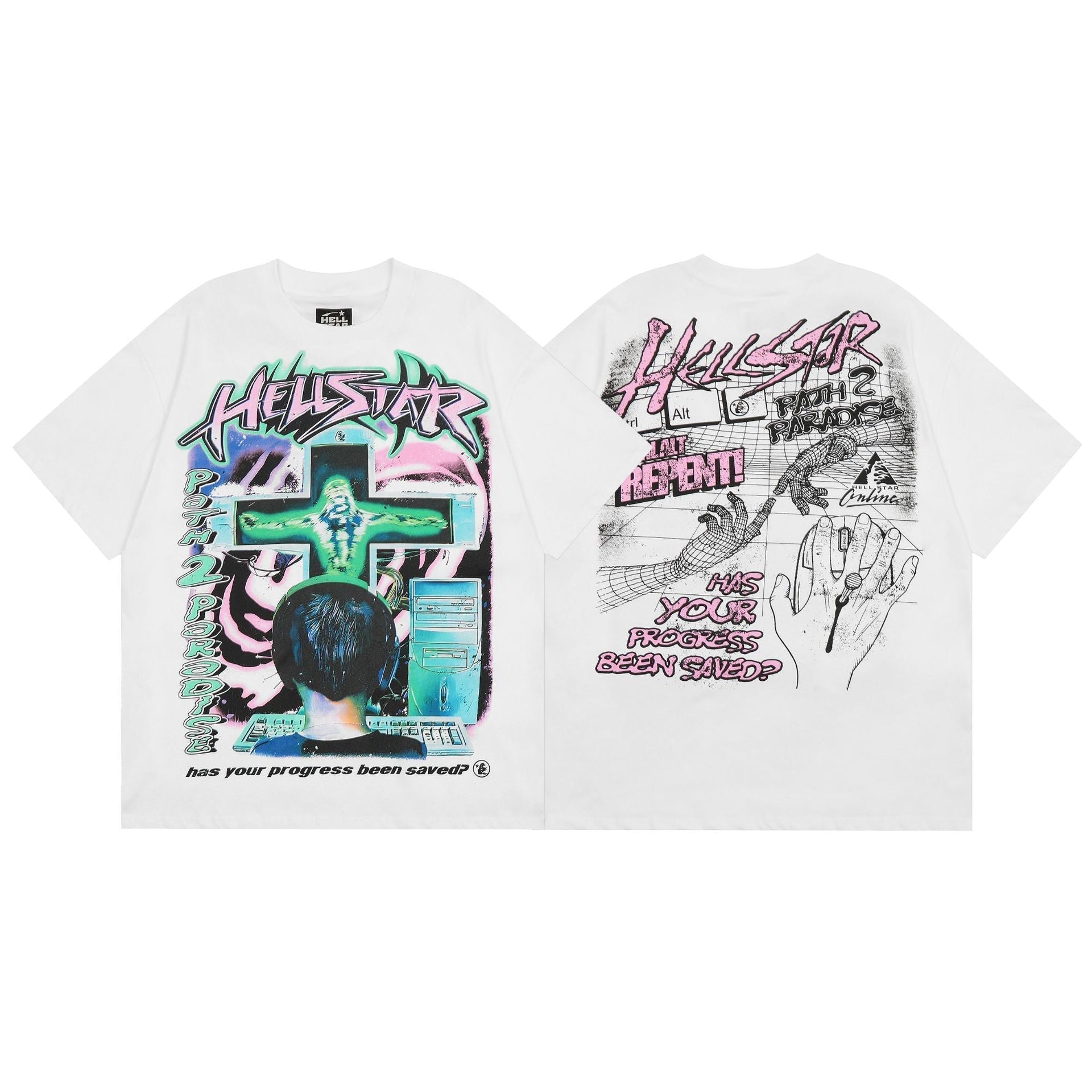 HS T Shirt Graffiti Printing