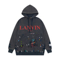 Gallery Dept Hoodie Loose Casual Distressed Hoodie