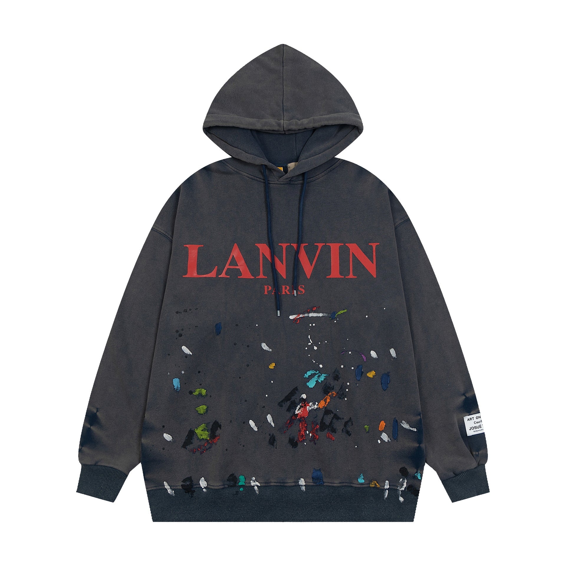 Gallery Dept Hoodie Loose Casual Distressed Hoodie