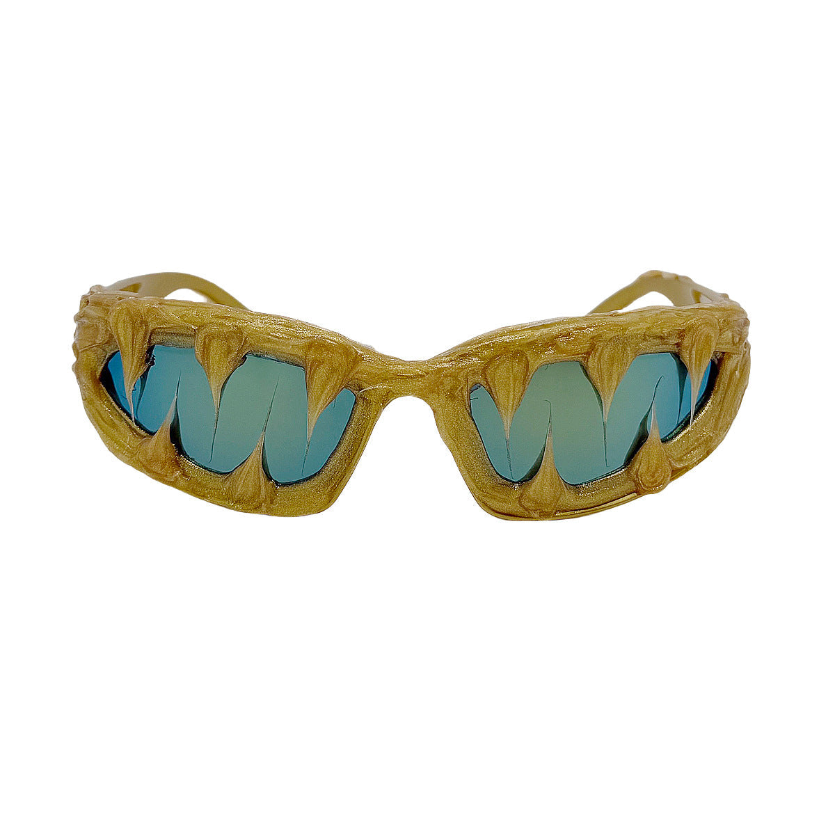 Trendy punk glasses alien halloween