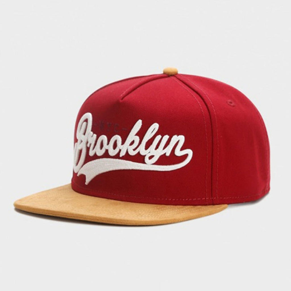 Trendy flat brimmed snapback hats brooklyn summerautummale and female neutral