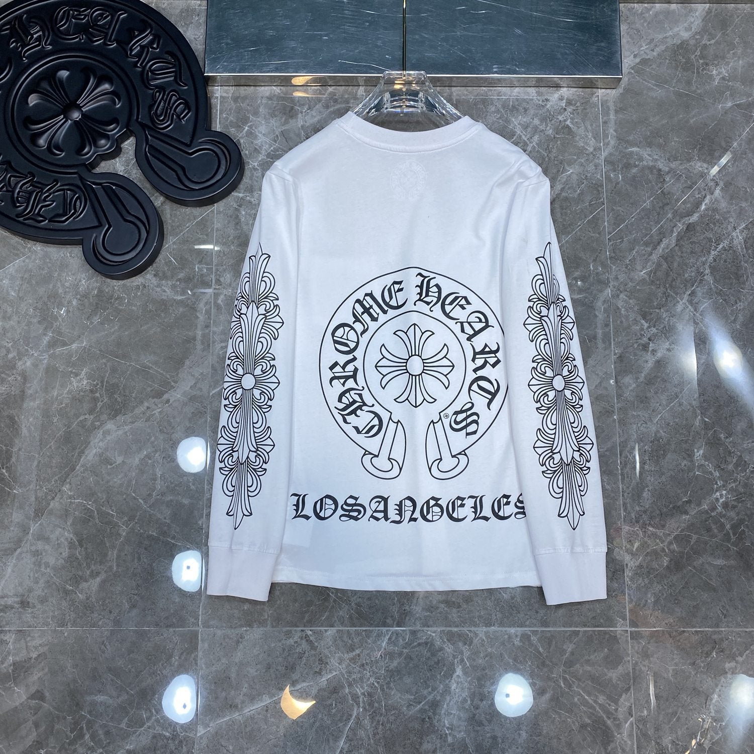 CHH  Heart Long Sleeve Shirt Unisex Fashion Loose Long Sleeve Shirt