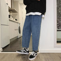 Men Jeans Wide Leg Pants Straight Men's Jeans Loose
