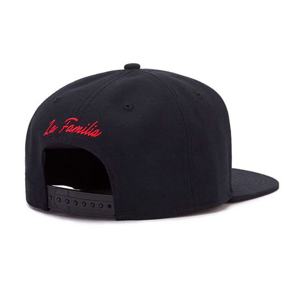 Trendy flat brimmed snapback hats embroider brooklyn breathable and adjustable