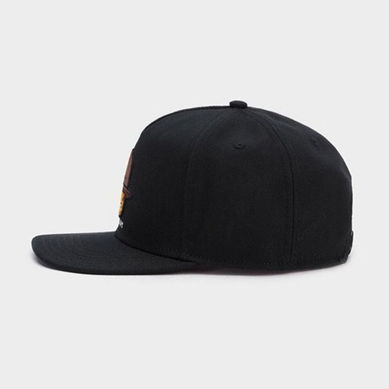Trendy flat brimmed snapback hats sun and wind protection