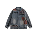 Unisex Jacket Retro Washed Denim Jacket for Men and Women Spring and Autumn Coat