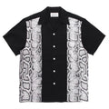 GUILTYPARTIES TIGER Shirts PYTHON OPEN COLLAR SHIRT Snake Rayon Short Sleeve Shirt