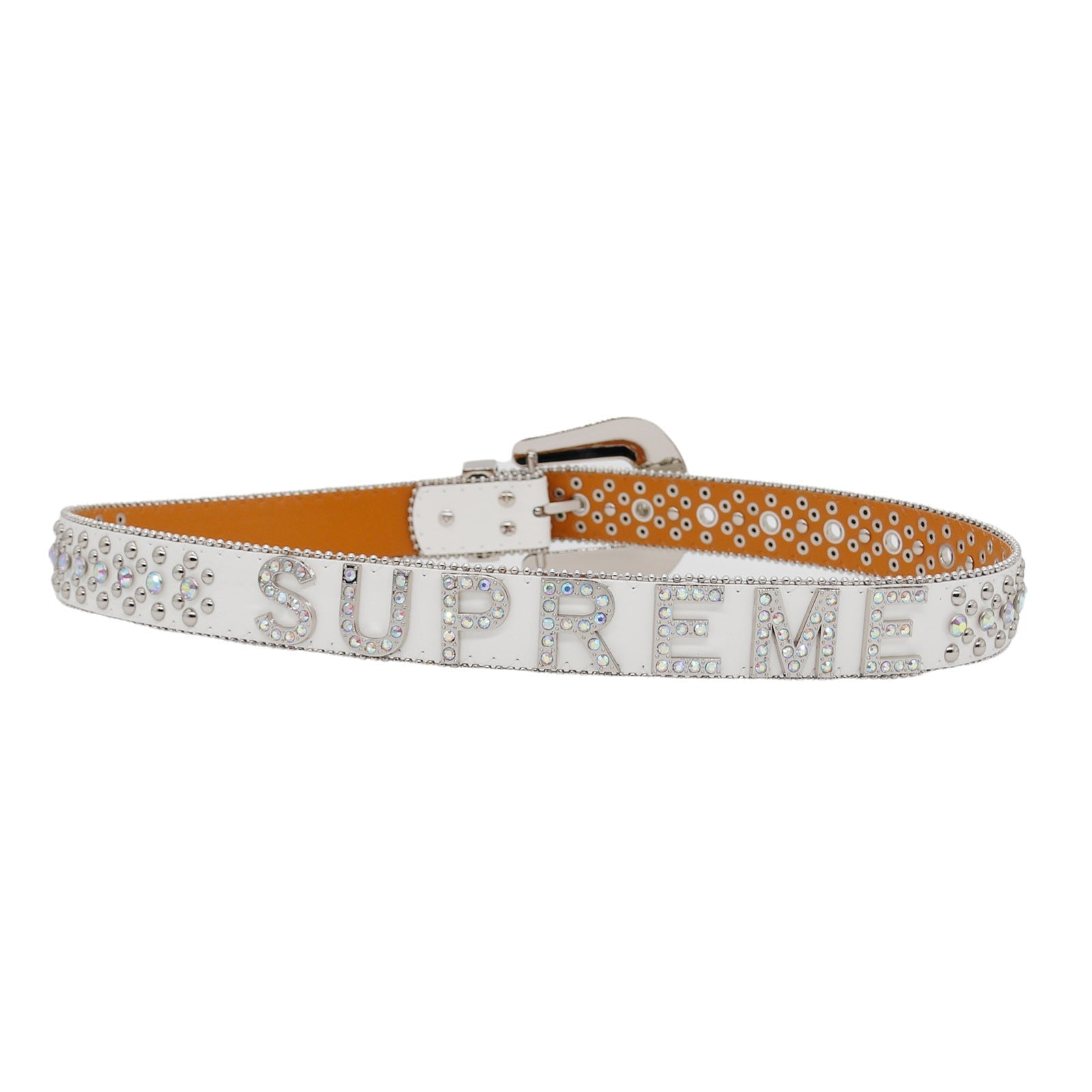 Hip-hop punk rhinestone belt fashionpunkletter belt