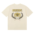 Rhude T Shirt Wheat Ear Badge Short Sleeve T-Shirt