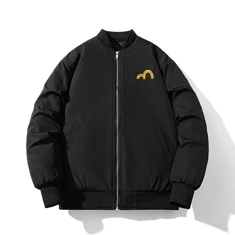 Men Vintage Jackets Baseball Jacket Flight Suit Autumn Embroidered Jacket Cotton Top