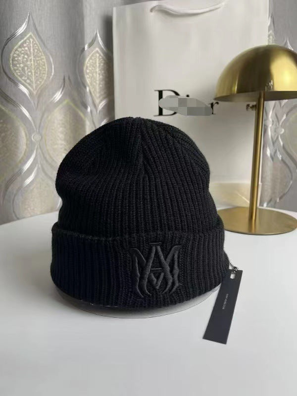 Amiri Knitted Hat AM Trend Embroidery