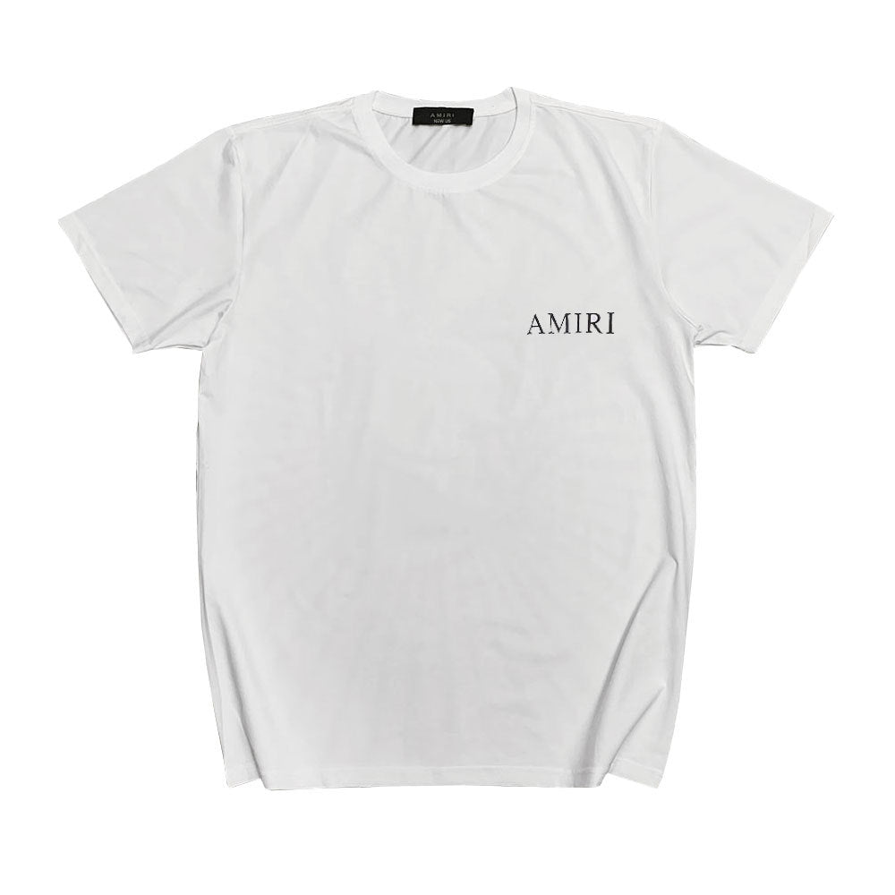 Amiri T Shirt Short Sleeve Angel Letter Printed Casual T-shirt Men