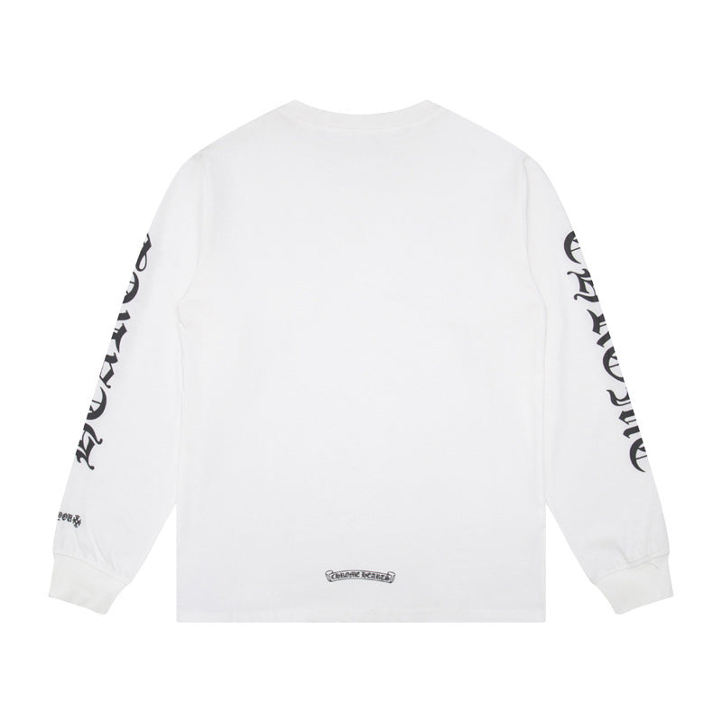 CHH  Heart Long Sleeve Shirt Unisex Fashion Loose Long Sleeve Shirt