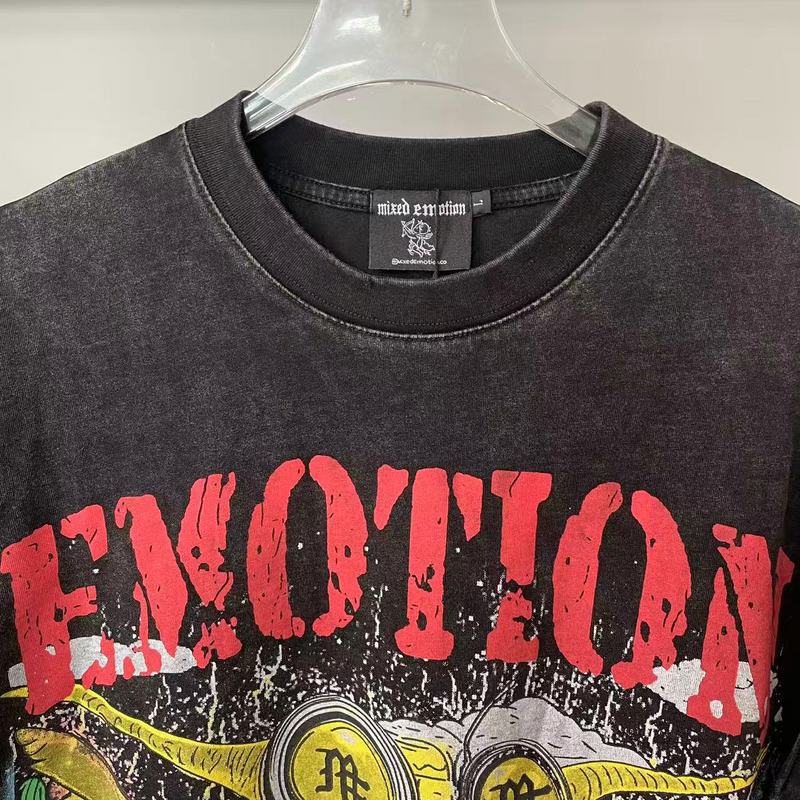 Mixed Emotion T-Shirt Alien Ancient print, summer Short sleeves