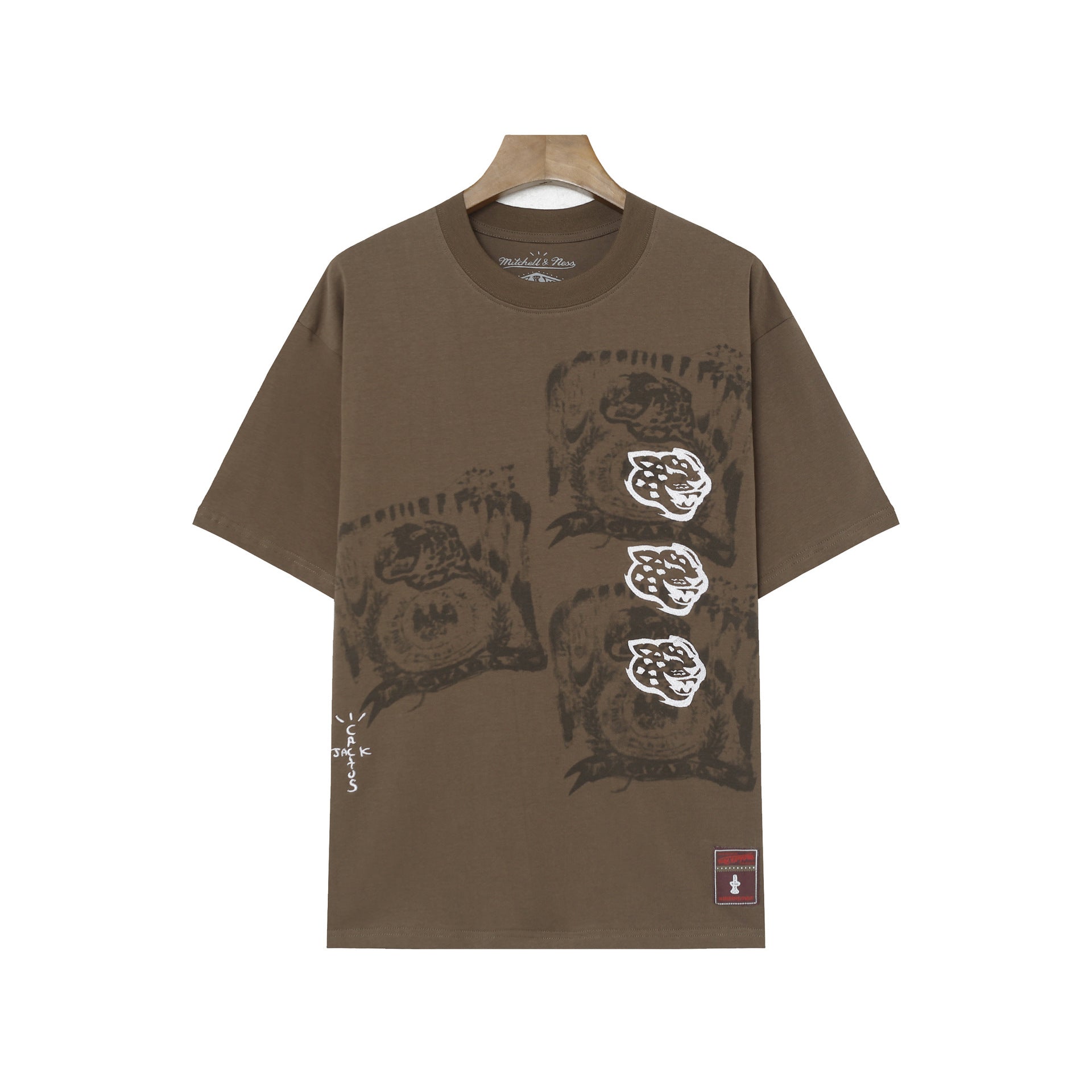 Travis Scott T-Shirt TRAVIS SCOTT CACTUS JACK24ss Embroidery Crew Neck Short Sleeve T