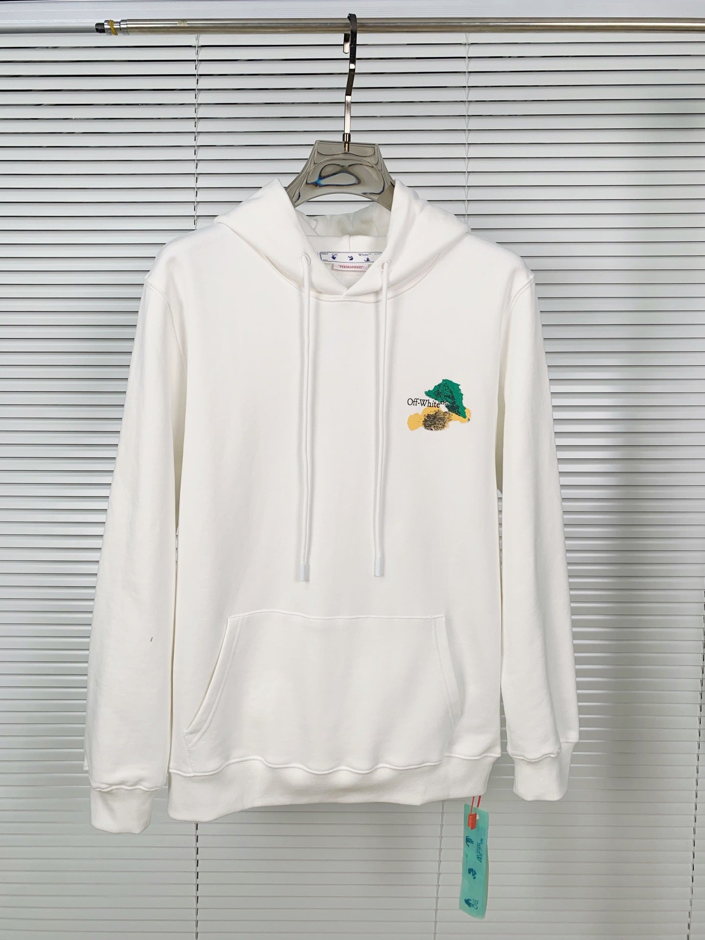 OW  hoodie painted arrow pattern hooded