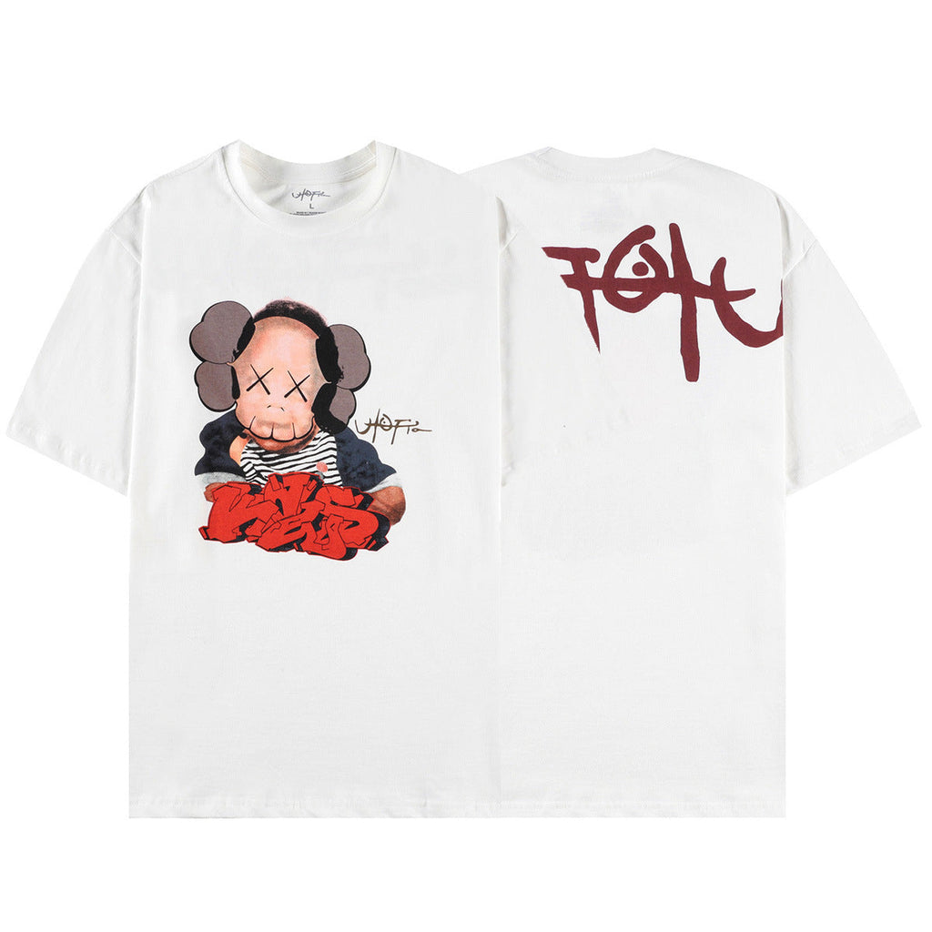 Travis Scott T-Shirt TRAVIS SCOTT CACTUS JACK Loose Crew Neck Short Sleeve