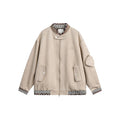 Unisex Jacket Loose Lapel Baseball Collar Jacket