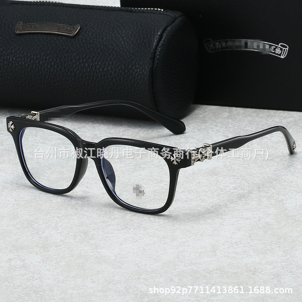 Chrome Hearts glasses Large frame Ultra light anti blue light for men and women