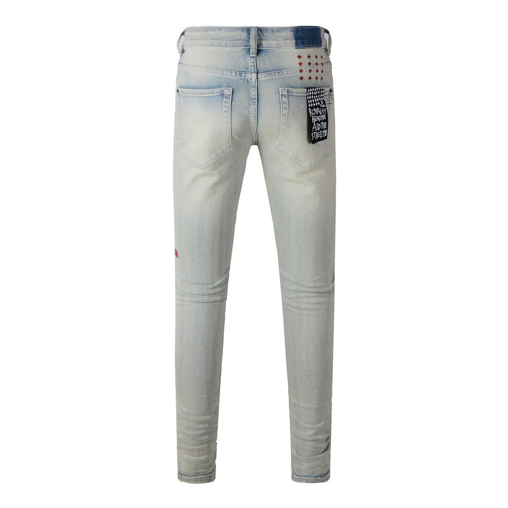 KSUBI Jeans Slim Fit Casual Stretch Jeans