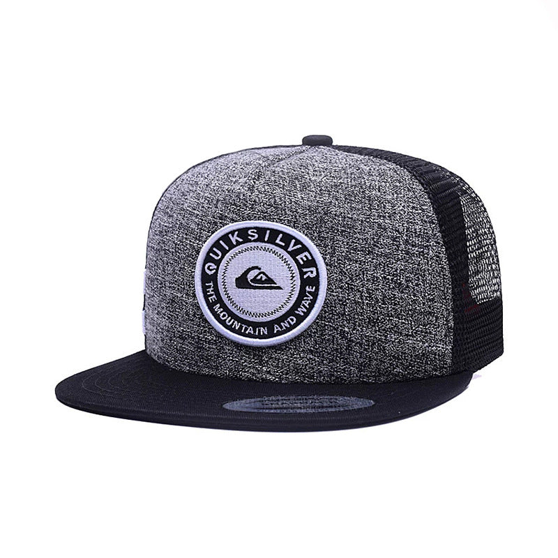 Trendy flat brimmed snapback hats for men and women adjustable breathable