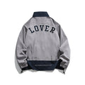Unisex Jacket Stand Collar Coat Loose Jacket