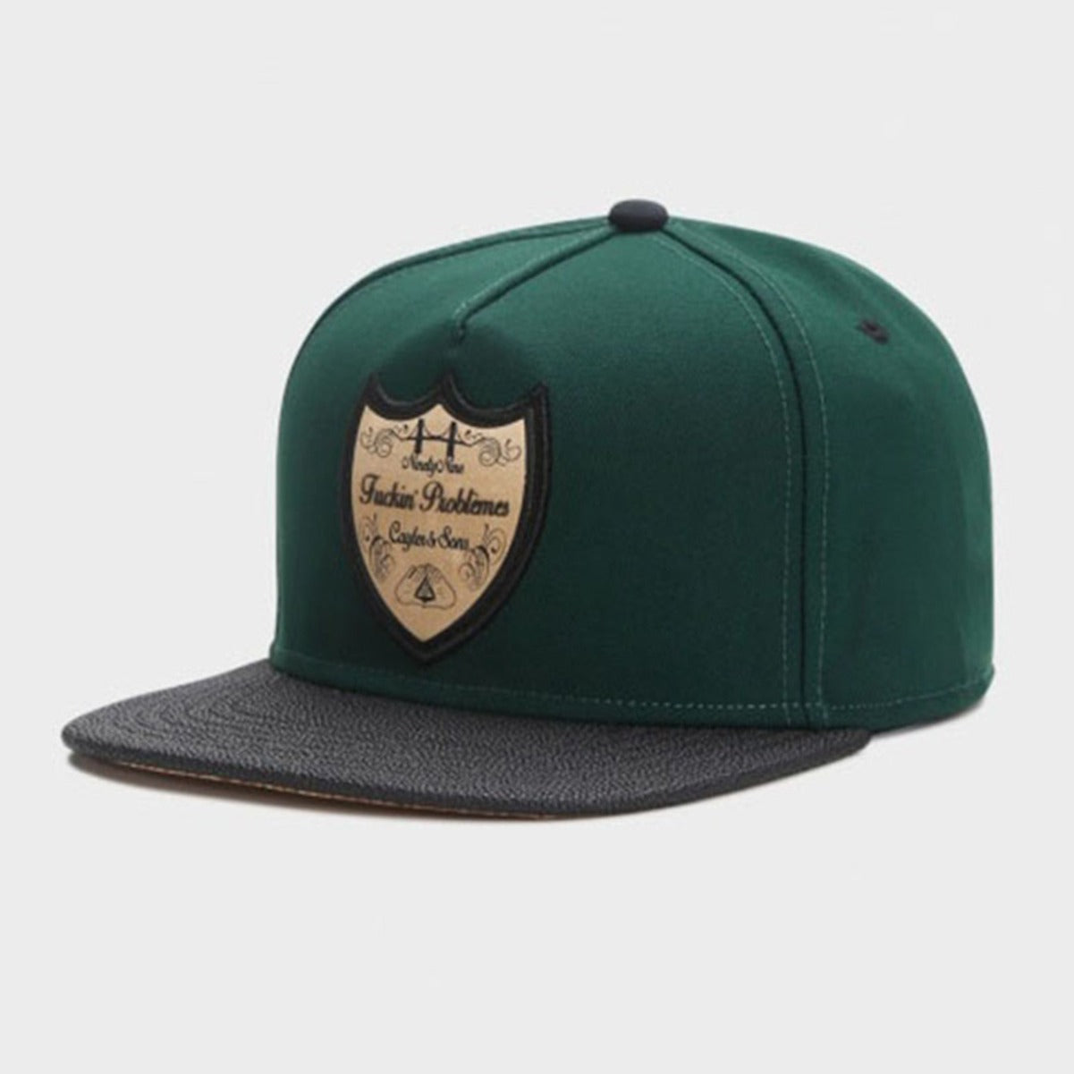 Trendy flat brimmed snapback hats adjustable breathable