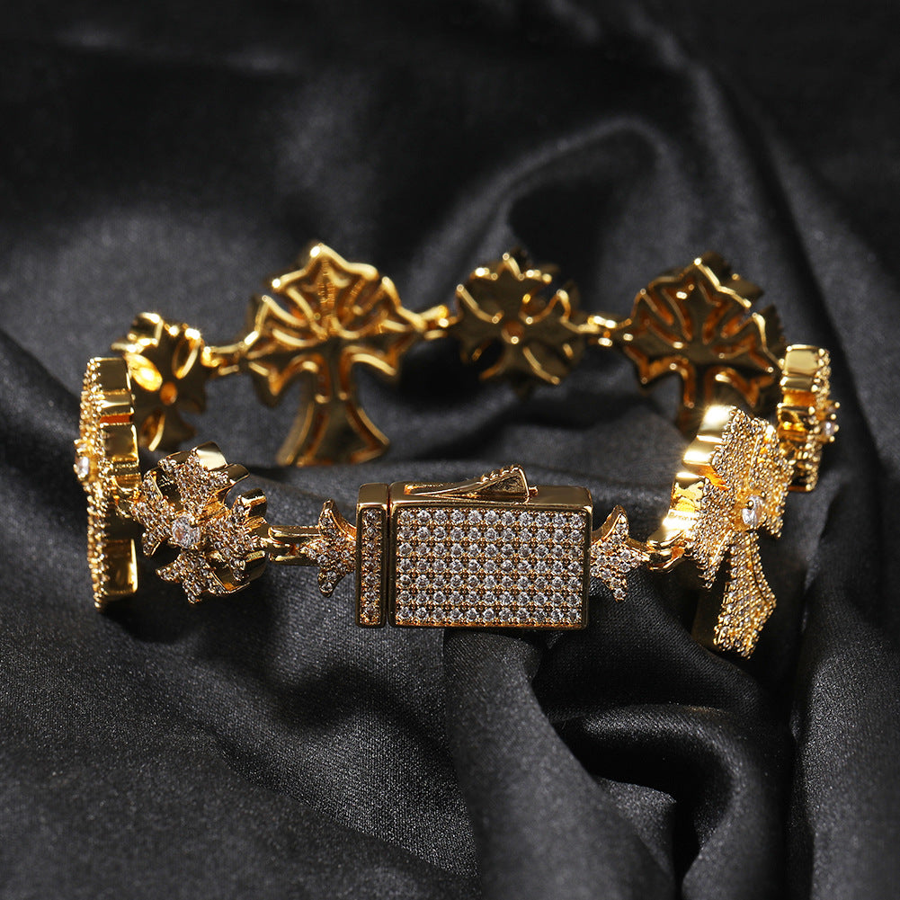 Bracelet Cross Bracelet Punk Crosses Spectrum