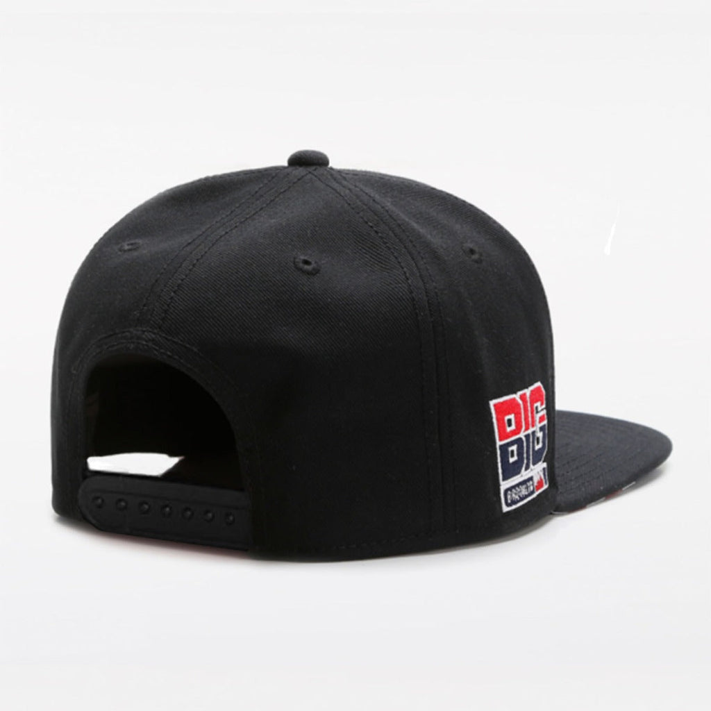 Trendy flat brimmed snapback hats Letter Embroidery