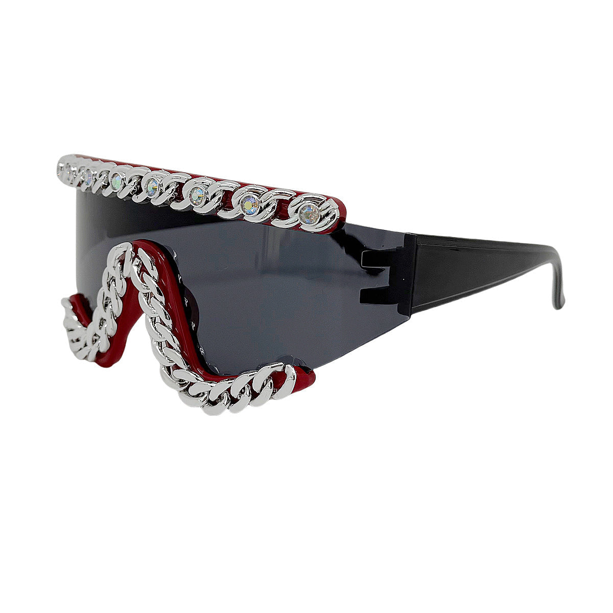 Trendy punk glasses y2k chain